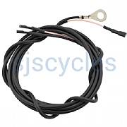 SON Coaxial Cable for Tail Light 190 cm Long Plugs Fitted - Black