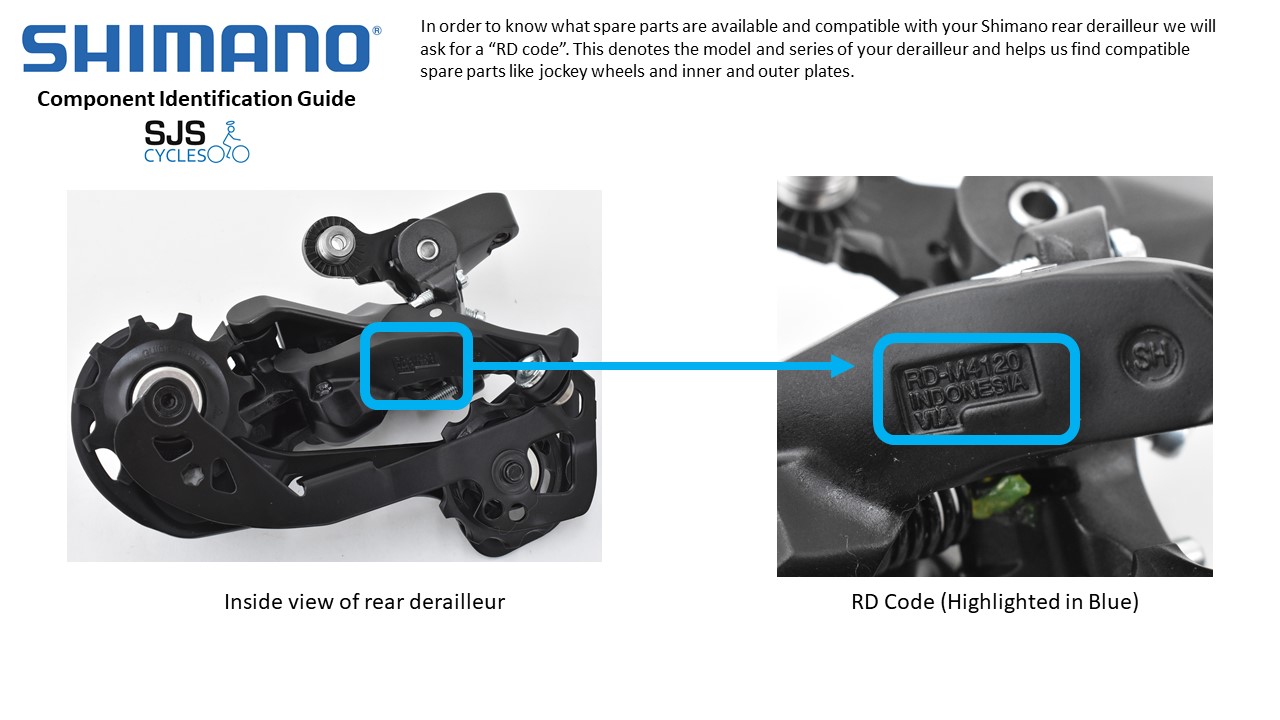 RD Rear Derailleur Shimano ID Guide SJS Cycles