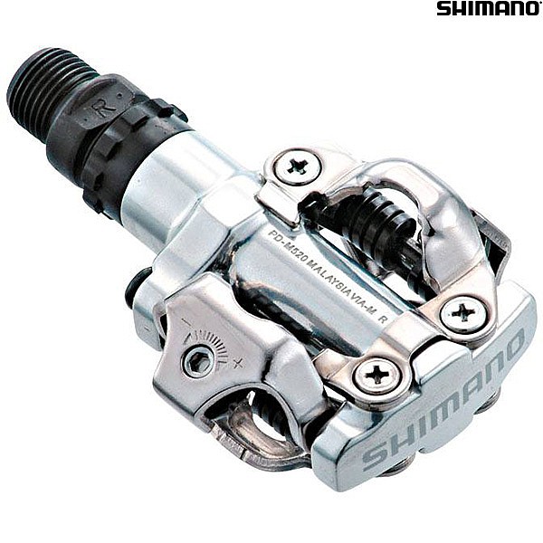 kubiek anders energie Shimano PD-M520 SPD Pedals - Silver
