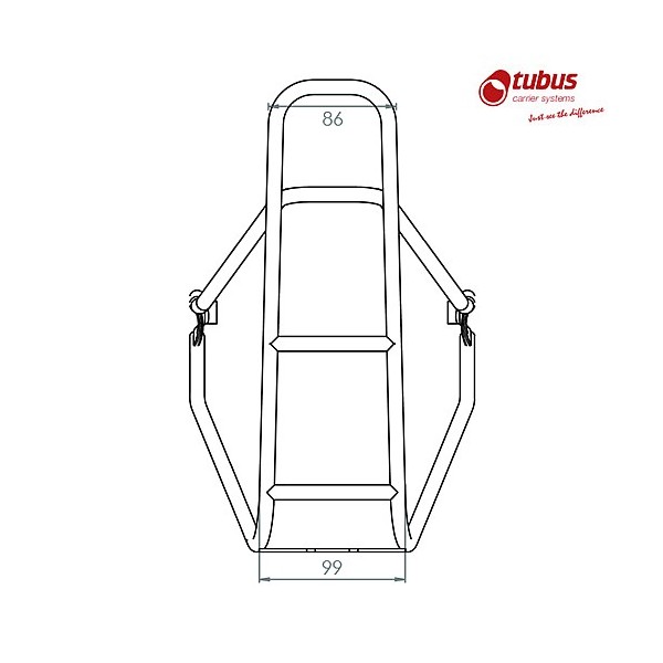 Tubus Vega Low Profile Midweight Rear Cycle Rack