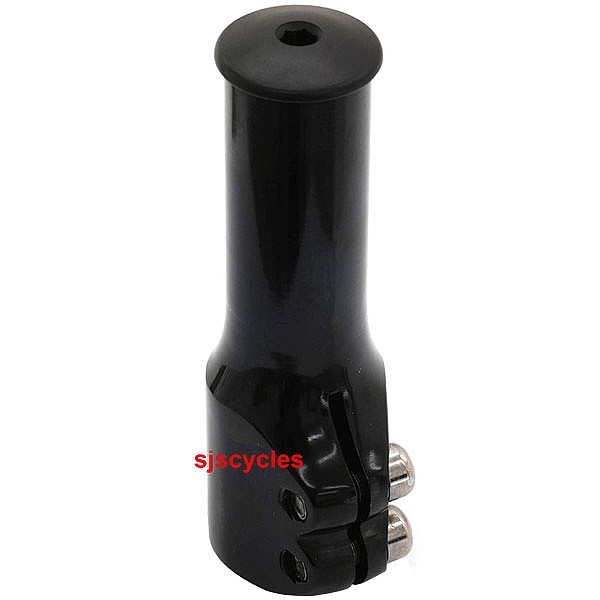 Delta cycle threadless stem riser black 1 1 8 in Alloy Stem Raiser Delta Cycle