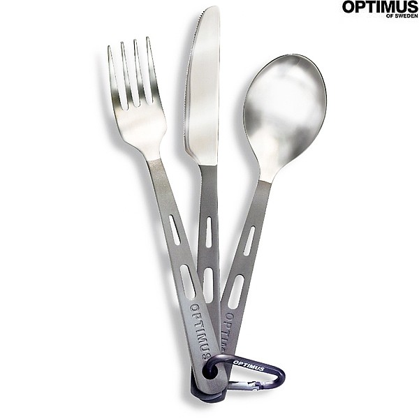 Optimus Titanium 3 Piece Cutlery Set