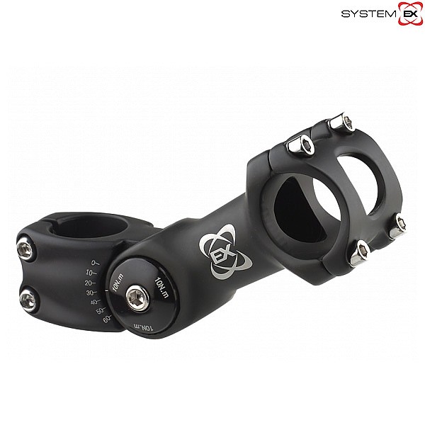 System EX 1 1 8 Inch Ahead Adjustable Stem 31.8mm Clamp Black