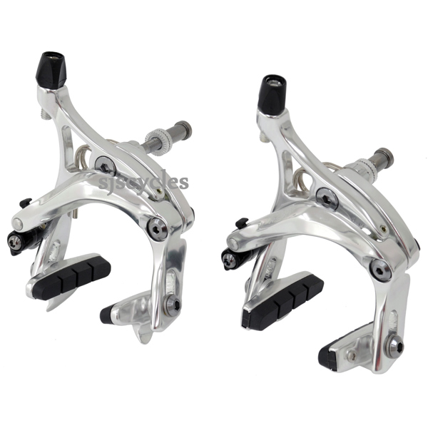 Tektro R539 Long Drop Caliper Brake Set - Silver