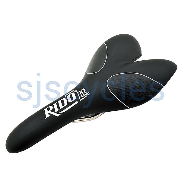 Rido R-Lt Saddle with CrN/Ti Alloy Rails - Black