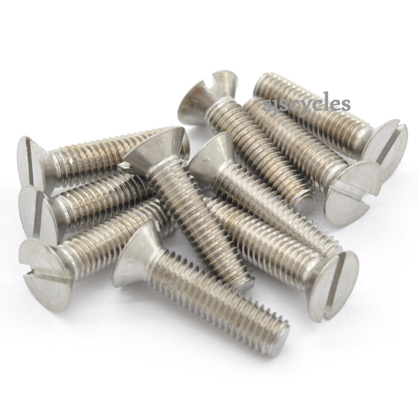 M5 Stainless Steel Countersunk Bolt For Flat Head Drivers Grade A4 Pack Of 10
