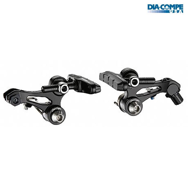 DIA-COMPE Dc988 Canti Lever Brake Front & Rear pair Silver With Brown Pad for sale online 