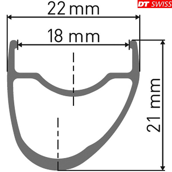 DT Swiss RR 440 Asymmetric 700c Road Rim