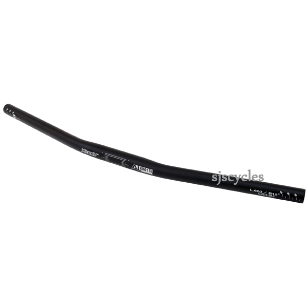 Ergotec Flat Handlebars 12 Deg 25.4mm Clamp 600mm