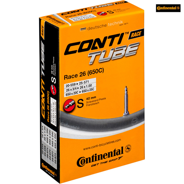 Continental Race 26 60mm Presta Tube - 650c/26" Tyres - 20-559 to 25-571