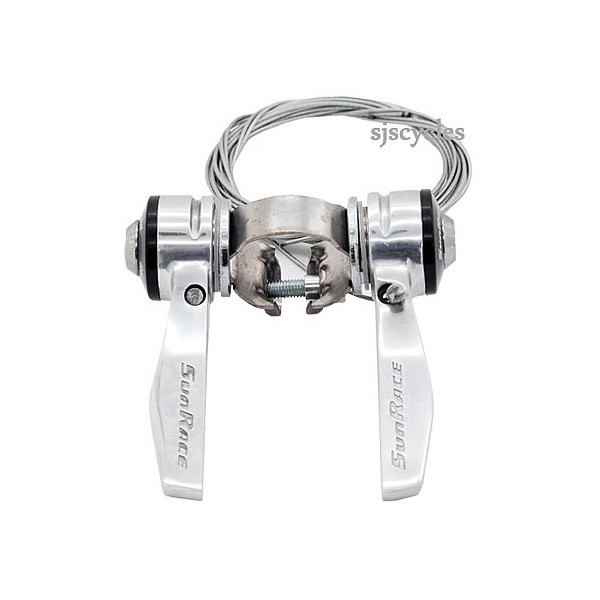 Sunrace R80 8 Spd Down Tube Shifters Band On Pair