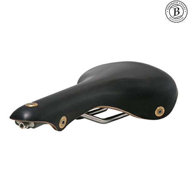 Gilles Berthoud Soulor Gents Leather Saddle - Black