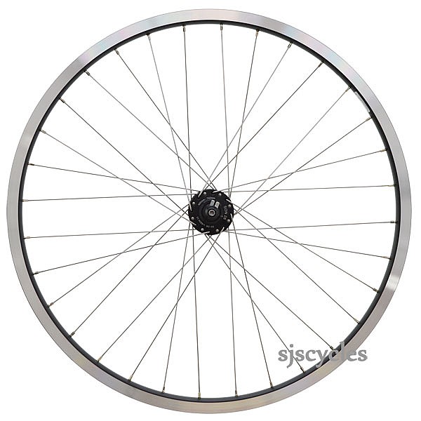 26 559 Front Wheel 32h Ryde Andra 30 Rim with SON 28 Dynohub - Black