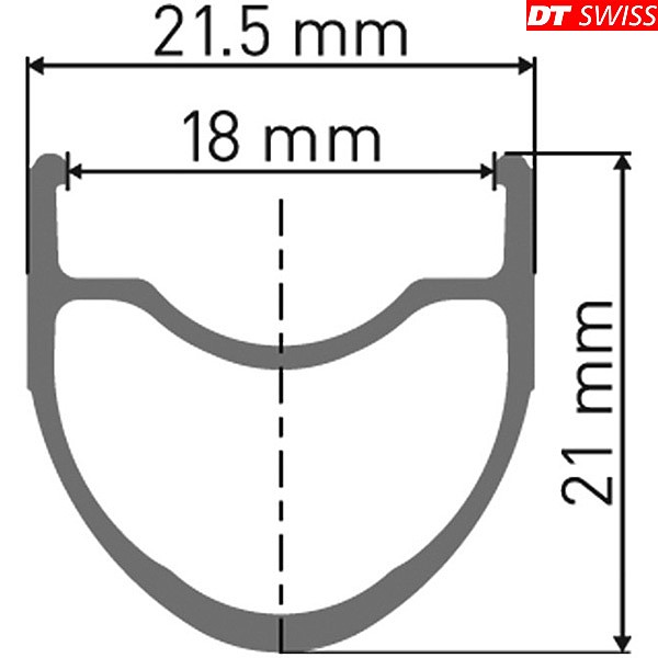 DT Swiss R460 DB 700c 622 Road Disc Rim - Black
