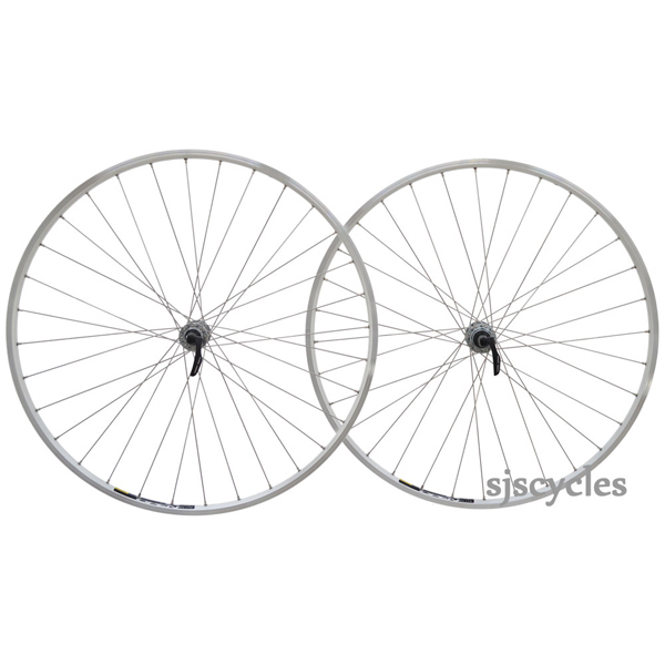 700c 622 Wheelset 32h Mavic Open Elite Silver Rims Shimano Tiagra Hubs 10 11 speed