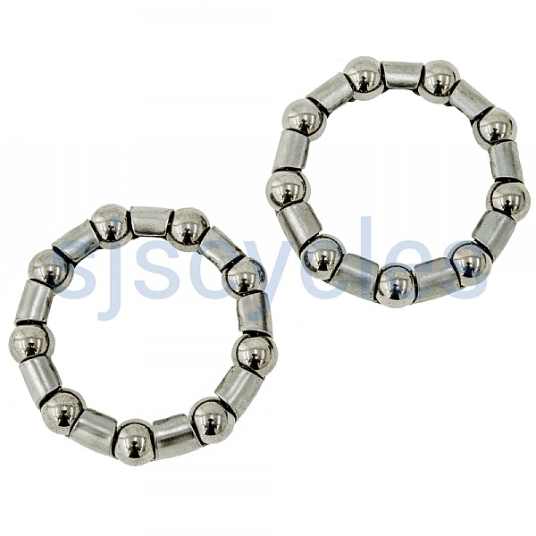 ball BMX  Ball Bearing cage 5/16" pack of 2 x 9 