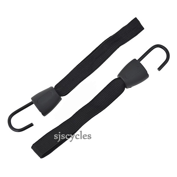 Pannier Elastics to Secure Bottom of Pannier to Rack - Per Pair