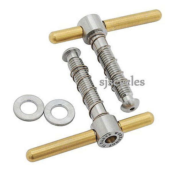 Ti Parts Workshop Titanium Hinge Clamp Set Silver Bolt Gold Lever