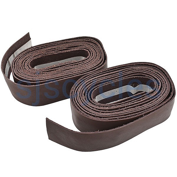 Gilles Berthoud Calf Leather Handlebar Tape - Brown