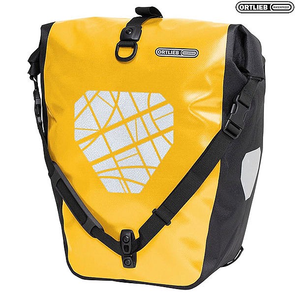 ORTLIEB Back-Roller Design イエロー Ortlieb Back-Roller High Vis Pannier Neon 20L