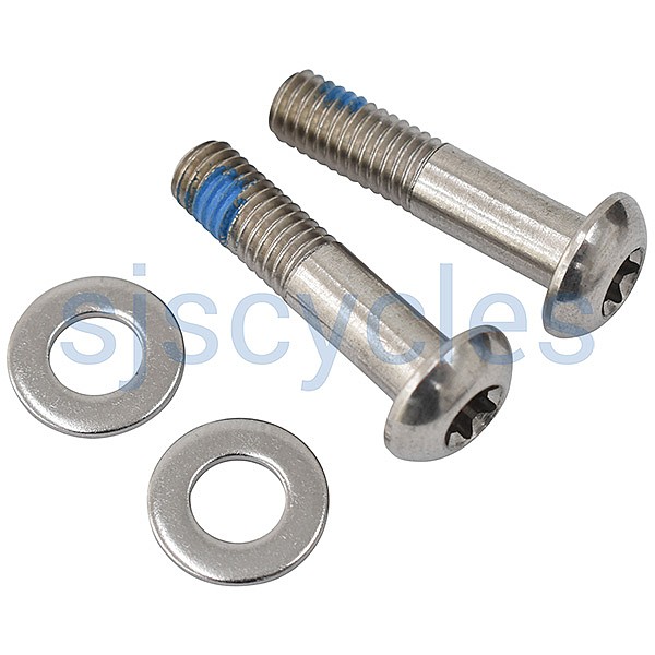 SRAM Bracket Mounting Bolts - Stainless T25 x 22 mm - Flat Mount Caliper