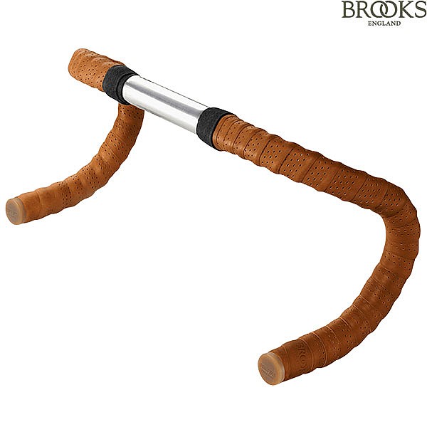Brooks Leather Bar Tape Rubber Plugs Honey