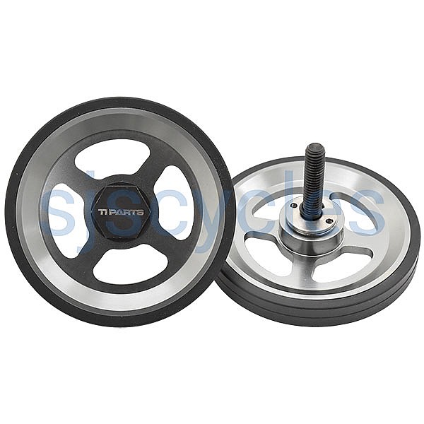 Ti Parts Workshop Aluminium Easy Wheels Ti Bolt 2016 Rack Fit 66mm Grey