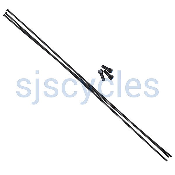 SRAM Bladed for Roam 50 27.5 Spoke Nipple Set Straight Pull External Pack of 3 281 mm