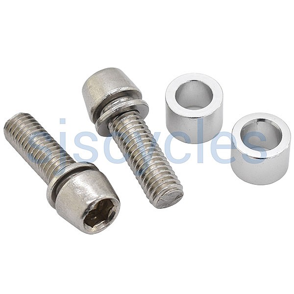 Water bottle shop cage spacers