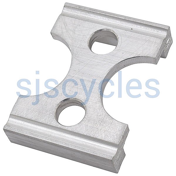 double rail saddle clamp