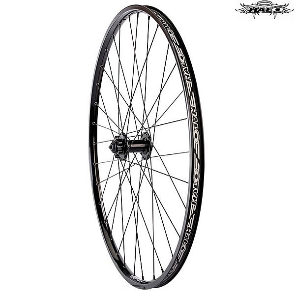 700c 622 Front Wheel 32h Halo White Line Urban Uni Rim Combat 6 Bolt Disc Hub