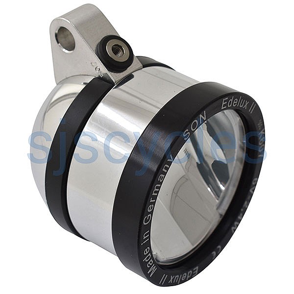 SON Edelux II Upside Down High Power LED Headlight w o Switch or Cable Polished