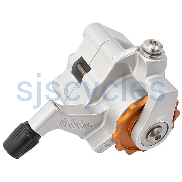 Paul Components Flat Mount Klamper Disc Caliper - Silver/Orange