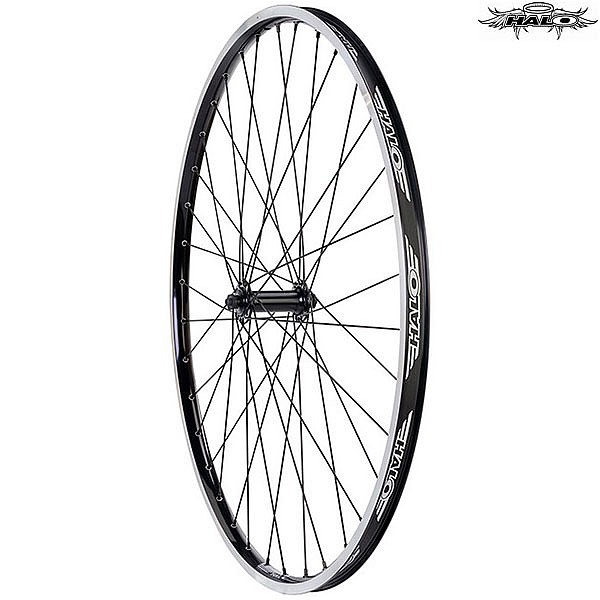 700c 622 Front Wheel 36h Halo White Line Tour Classic Rim Shimano Deore Hub
