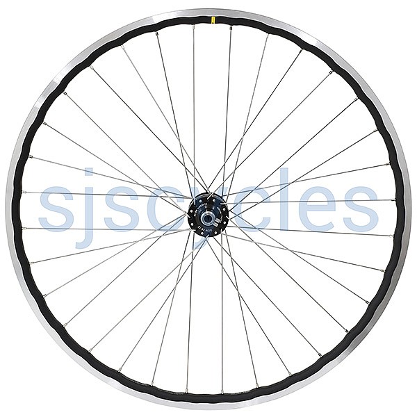 700c 622 Front Wheel 32h Mavic Open Pro UST Rim with SON 28 12 Dynohub Black