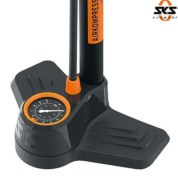XLC Floor pomp PU-S06 11 bar/160 psi max Black Presta/Schrader, Composite pols, 32