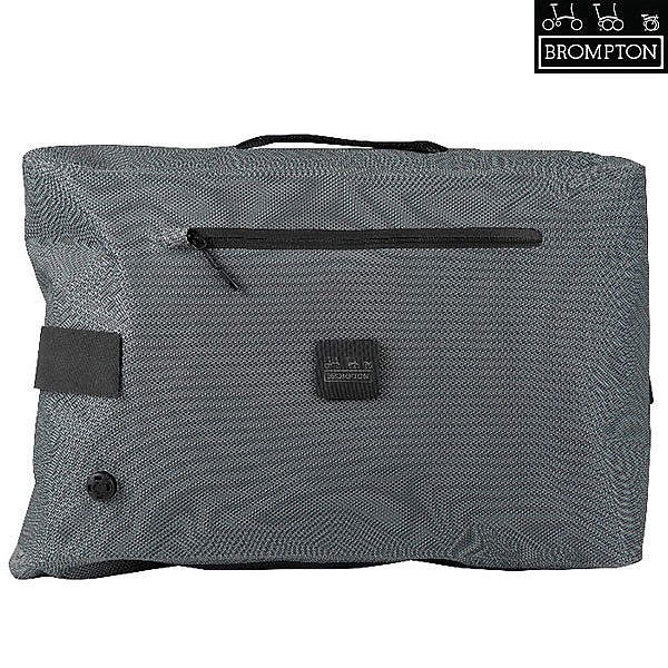 Borsa Posteriore Brompton Borough Roller Rack Bag, 14L, In Cordura, Grigio Scuro, Compatibile Con Portapacchi Advance