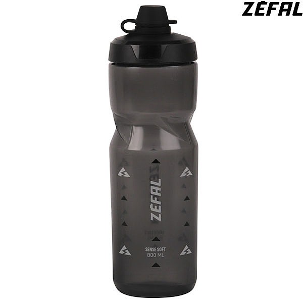 Zefal Sense Soft 80 No Mud Bottle - Smoked Black - 800ml