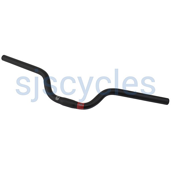 Joseph Kuosac Handlebar for Bromptons Mid Rise 25.4mm Clamp 600 mm Black w Red Black Logo