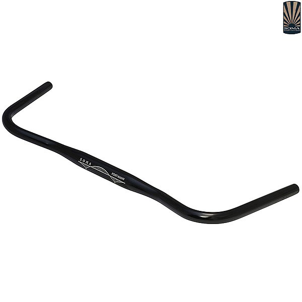 Soma Port Mann Handlebar 31.8mm Clamp Black 650mm