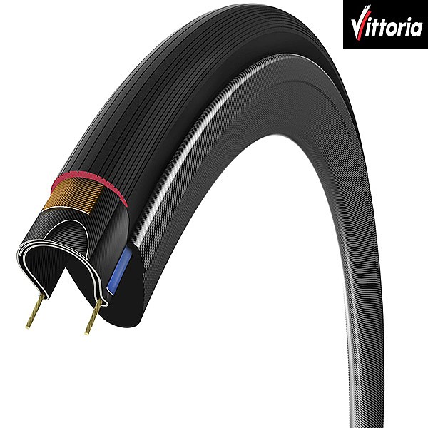 VITTORIA CORSA 700×25 Vỏ gấp hồng vàng 700x25c Vittoria Corsa Graphene 2.0 (VAT)