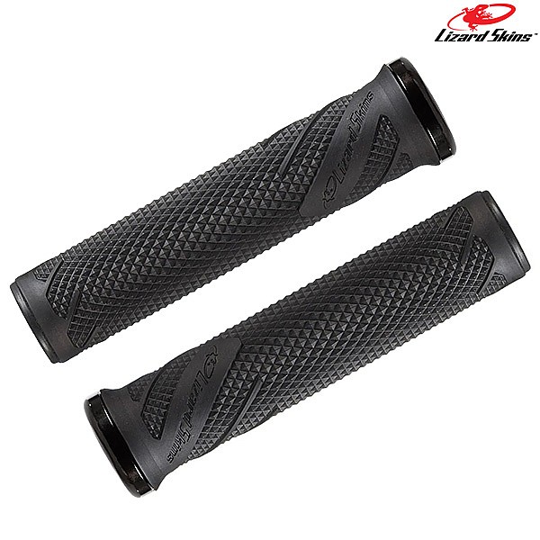 Lizard Skins Single Clamp-On Wasatch Grips - Jet Black