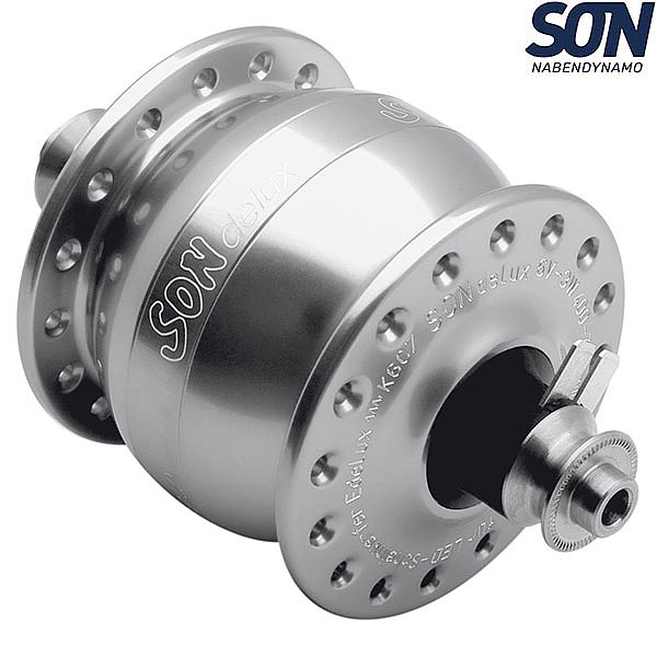 SON delux Dynamo Front Hub Silver 36H