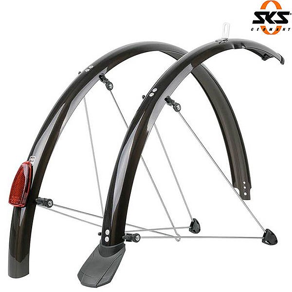 SKS Chromoplastic Mudguard Set - 26 - Black