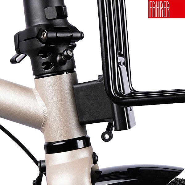 アクセサリー FAHRER Brompton Front Rack BLCAK Fahrer Aluminium Front Rack for Brompton