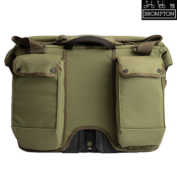 Brompton Rolltop Bag Olive Green 28 Litre