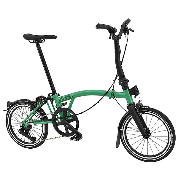Brompton P Line High Bar Folding Bike Midnight Black