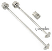 Pitlock Set 03 VR HR Anti Theft Wheel Skewers - Silver