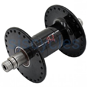 Phil Wood Large Flange Front Hub - Black - 48 Hole