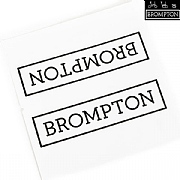 Brompton Main Frame Decal - Black